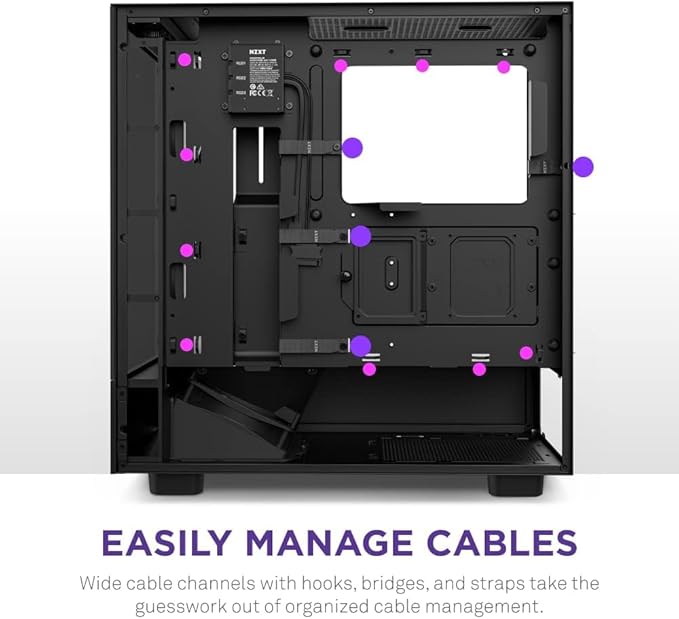 NZXT H5 Elite Edition ATX Mid Tower Case Black NZXT H5 Elite Edition ATX Mid Tower Case Black